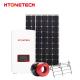 11 Kwp On Grid Solar Power Systems High Transparency Tempered Glass