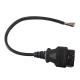 12V 24V OBD2 Interface Cable , High Performance Female To Open Cable