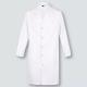 Unisex Cotton Polyester White Lab Coat