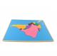 Montessori Puzzle Map - Puzzle Map of South America