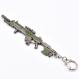 3D Mini Metal Gun Keychain Hero Longbow Precision Sniper Toy
