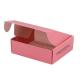 Gloss Matt Varnishing Pink Mailer Shipping Box Cosmetics Packaging Boxes OEM Logo