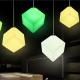 Remote Control Outdoor LED Cube Light Pendant Light For Events & Parties