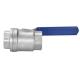 General 2PC Stainless Steel Internal Thread Handle Lock Ball Valve for Water Oil and Gas