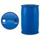 Chemical Blue Plastic 55 Gallon Drum Barrel 200L Recyclable With Drainage Hole