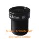 1/2.7 2.8mm F2.6 3Megapixel M12x0.5 mount 140degree board lens for security camera
