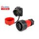 IP68 Outdoor Waterproof Power Connector 400V 10A For Audio / Lighting