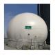 880m3 Double Film Biogas Gas Holder Recycling Anti Corrosion
