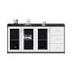 Minimalist Design Assembled Wooden Custom Office Storage Cabinets for Firms