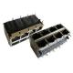 Industrial Grade 2x4 RJ451000 Base - T Modularf Connector For PC Motherboard