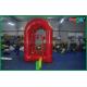 Customized Red Inflatable Money Machine Box Game Oxford Cloth