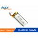 601240 pl601240 3.7v 160mah lithium polymer rechargeable battery for talking pen