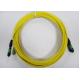 Flat / Round MPO / MTP fiber optic patch cables for 12core Ribbon Fiber Cable