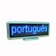 Blue LED Scrolling Message Display Moving Sign Programmable Board Rechargeable C1664B