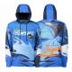 Sublimation Custom Fishing Jerseys , Design Your Own Fishing Jersey Sun UV Resistant