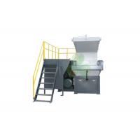 Waste PP / PVC Single Shaft Shredder Machine With 20pcs Blades Compact Design