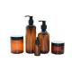 500ml  Amber 250ml Empty Cosmetic Plastic Luxury Cream Lotion Shampoo Bottle