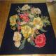 Chinese Style Handmade Woollen Carpet / Hand Tufted Wool Rug Firproof Feature