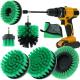 7PC Brush Cleaner Drill Electric Drill Scrubber Attachment Sweeper Window Gap Cleaning