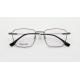 Retro Fashion Metal Optical Non-prescription Eyewear Frames For Women Men with clear Lens Reading Sports Daily Eyewear