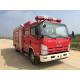 Mini 190 HP ISUZU 4X2  4000L Fire Fighting Truck With Foam