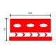 Rotational Roto Molded Products Road Barrier 1350x750mm 3 Holes