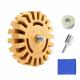 4 Inch Double Sided Adhesive Graphics Removal Tool Rubber Eraser Wheel for Drill