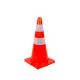 28inch Durable High Visibility Orange PVC Road Cone Wide Body