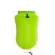 Green Light Weight 25*60cm Swim Tow Float Dry Bag Eco Friendly PVC