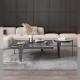 Ceramic Fusion Coffee Table ,  Innovative White Marble Top Coffee Table