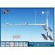 Solar / Wind Power Traffic CCTV Camera Pole Hot Roll Steel Q235