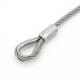 Ss 304 Wire Rope 7*19 With Pre Assembled Loops For Quick Installation 316 Ss Wire Rope