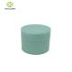 Mint Green Cosmetic Cream Jar , Plastic Lotion Jars Glossy Face Finish
