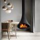 Indoor Suspended Wood Buning Fireplace And Bioethanol Hanging Fireplace