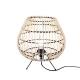 Bedroom bedside lamp Chinese style tea room atmosphere lamp bamboo rattan table lamp