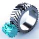 42CrMoA Cylinder Gear Stainless Steel Hypoid Bevel Gear OEM