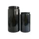 4oz Black Glass Containers Childproof Smell Proof Glass Weed Jar Uv Glass Jar Custom