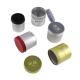 OEM ODM Cosmetic Aluminum Canisters 4.58oz 2oz Screw Top Tins For Candles