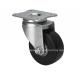 2612-66 Zinc Plated Edl Mini 2 35kg Plate Swivel PU Caster Top Choice for Industrial