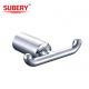 Wall Mounted Zinc Double Robe Hook Chrome Color For Bathroom