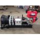 50KN Single Capstan Diesel Cable Winch 9HP Engine Power With 186F Diesel Engine