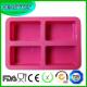 2015 New 4 Squares Silicone Cake Baking Pan Chocolate Jelly Ice Cube Cake Baking