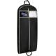 Black Portable Zipper Suit Bag Breathable Zippered Garment Bags