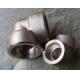 6000LB 90 Degree Elbow Carbon Steel Socket Weld Fittings Female Thread
