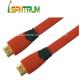 Red Mooulding type HDMI Cable with Ethernet Support 3D