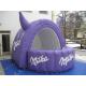 Wholesale Purple Inflatables Milka Sampling Booth For Show Display , Advertising Inflatables
