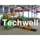1.0 - 6.0 * 1600mm Steel / Metal Coil Slitting Machine Line With High Precision Slitting