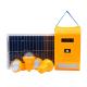 LiFePO4 Battery With 4 Bulb Portable Solar Lighting System Phone Charger Power Station