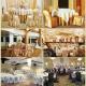 Customized Polyester Chair Covers And Sashes Hotel Furniture Supplies