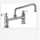 Hot And Cold Single Lever Kitchen 9813-12 Commercial Sink Faucet